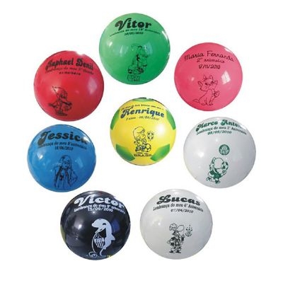 Bola de vinil personalizada